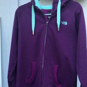 The north face fleece zip up